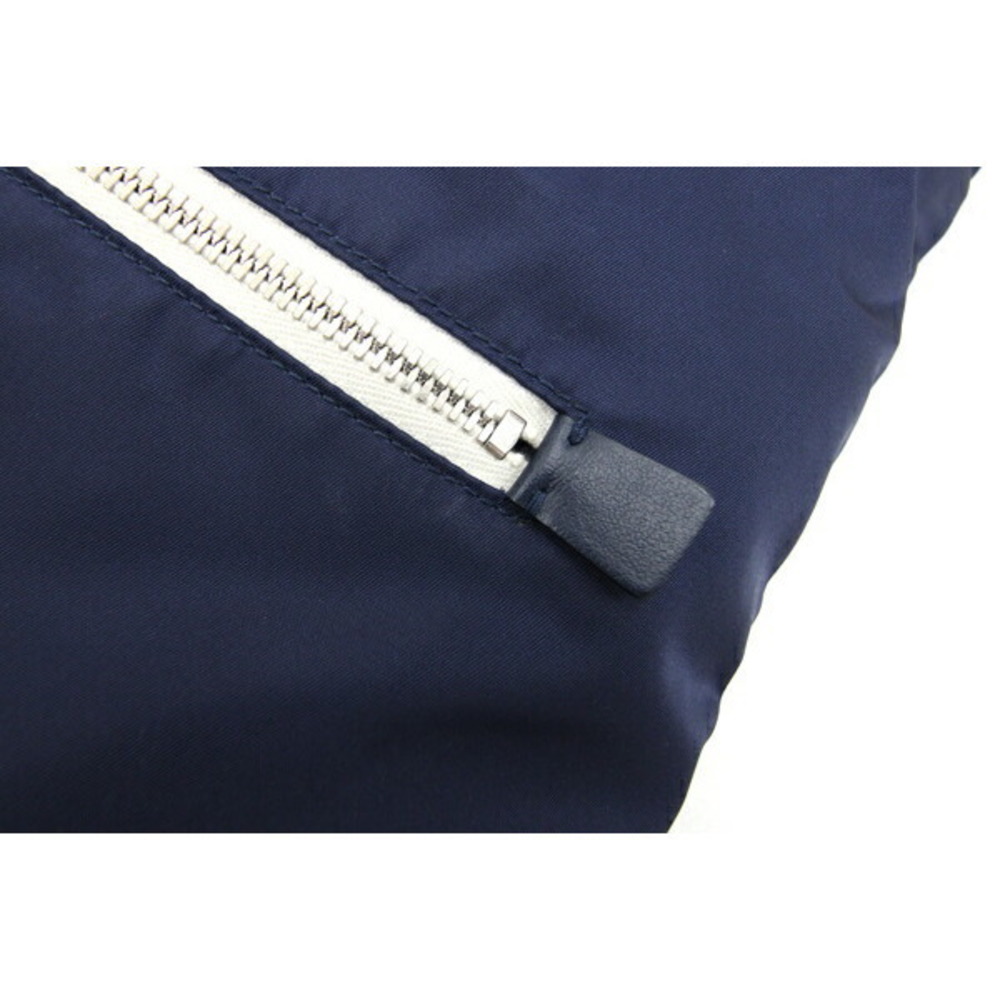 Prada Drawstring Blue Backpack Knapsack Nylon Navy - image 5